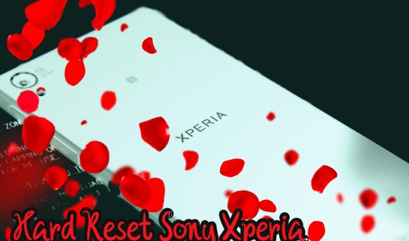 Hard reset Sony Xperia